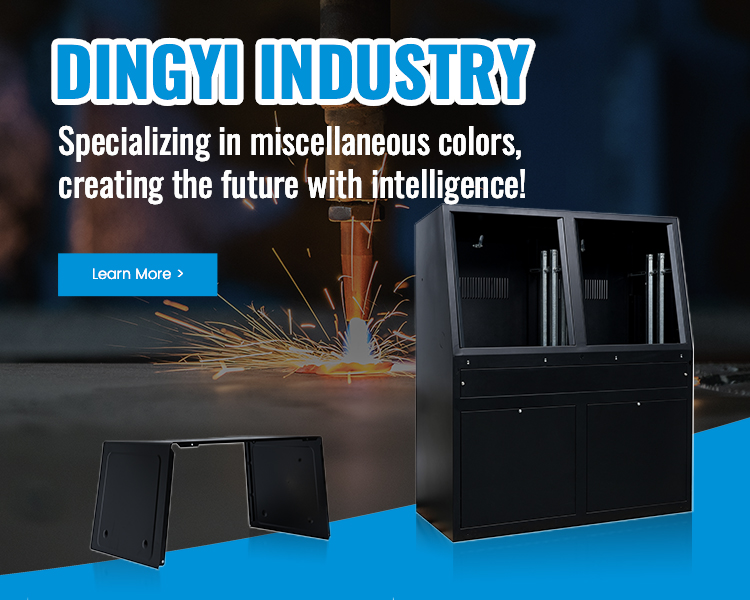 Robotic sheet metal welding on electrical enclosure - Dingyi automated tube laser cutting facility