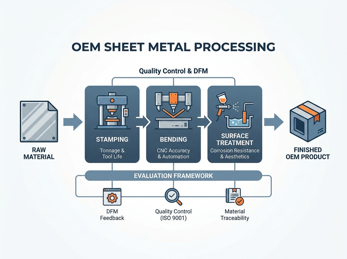 OEM Sheet Metal Processing Setup