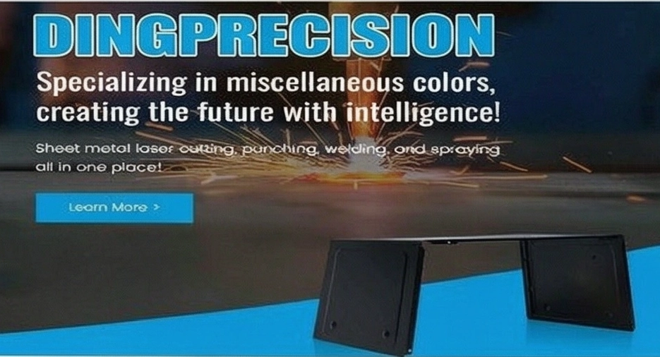 Black powder coating server rack enclosures - precision sheet metal laser cutting by DINGPRECISION