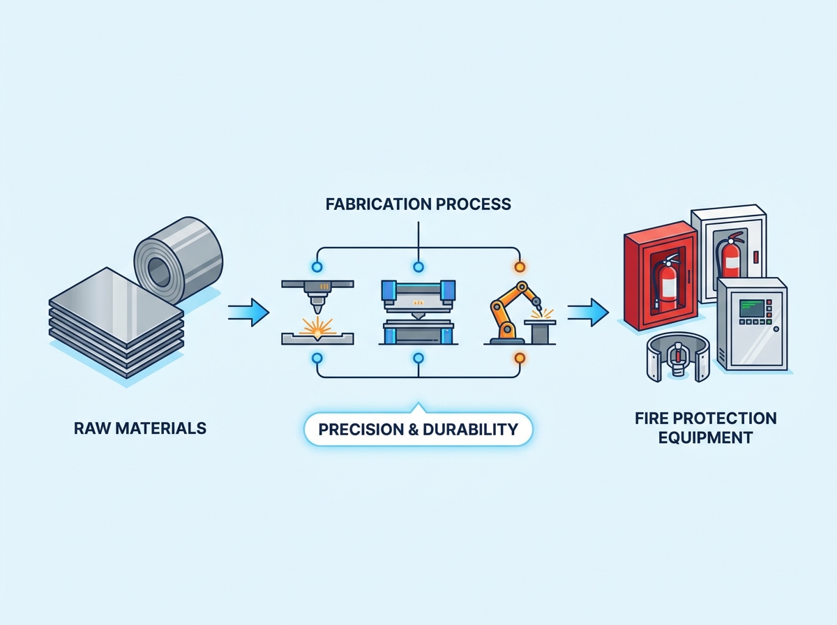Precision sheet metal manufacturing for fire protection equipment